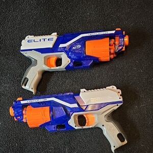 Nerf Elite Disruptor Blaster - Blue, Orange, and Gray